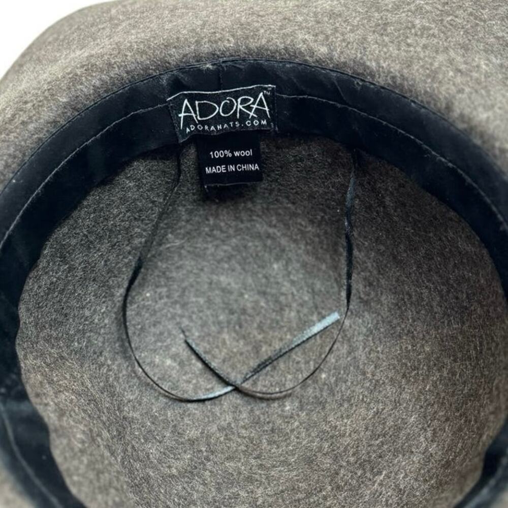 Adora Women’s 100% Wool Floopy Hat with Bow - Picture 5 of 5